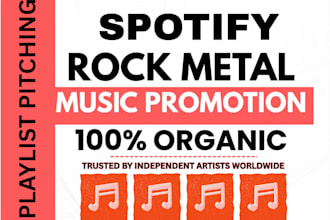 do spotify usa rock metal music promotion to 900 active metal playlist curators