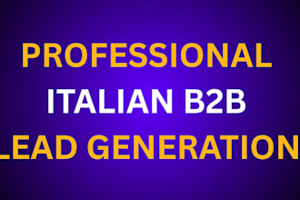 targeted b2b lead generation linkedin lead generation for italian saas companies