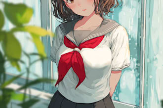draw sfw or nsfw anime art, fan art, illustration