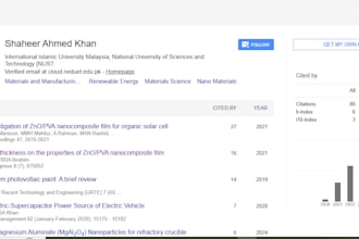 assist with materials and mechanical engineering research projects