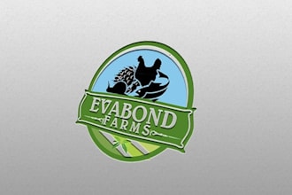 design vintage farm or ranch logo