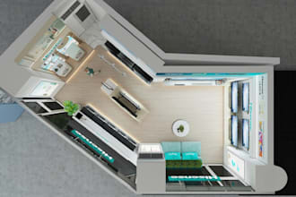 interior design and 3d image rendering