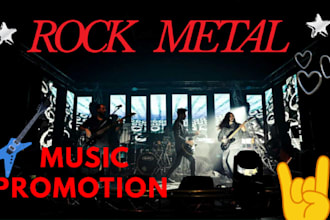 do heavy rock metal music promotion to active metal playlist curator