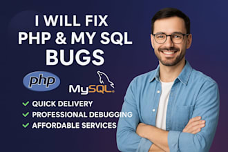 fix bug in PHP mysql website quickly