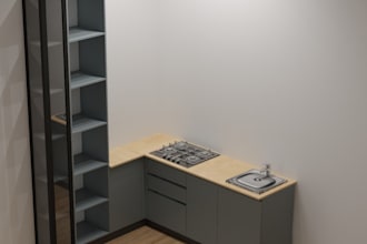 kitchen design dimensions threed model