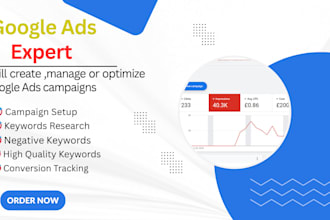 setup and manage google ads ppc search display and pmax campaigns