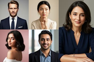 create realistic ai headshots for linkedin
