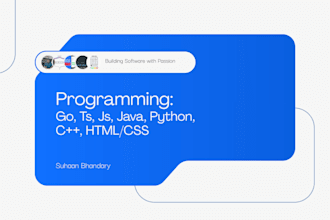 develop projects in go js ts java cpp c and python for gui or tui