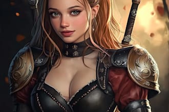 illustrate a portrait of your character
