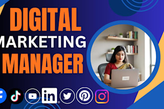 be your digital marketing and social media marketing manager for brand awareness