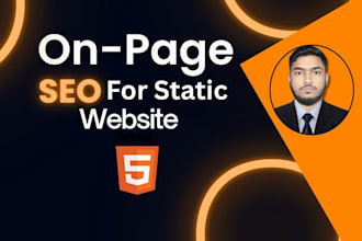 do on page SEO for a static website