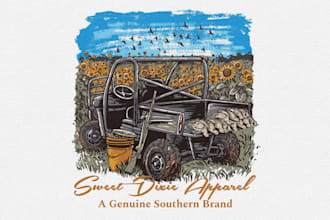 design vintage hunting and outdoor t shirts