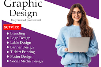 design unique canva, photoshop, and illustrator graphics