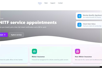 build a responsive  frontend  with react