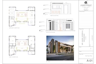 create professional 2d architectural drawing, floor plan and house plans