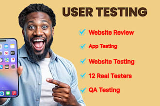 perform app testing and website testing, QA, iphone, ipad,