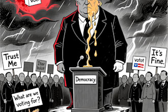 create political and editorial cartoons