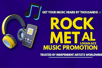 spotify rock metal promotion, market USA spotify music, spotify monthly listener