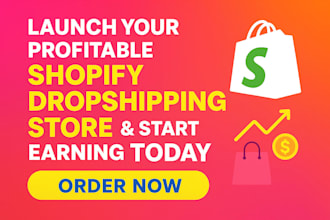 design a high converting shopify dropshipping store for passive income