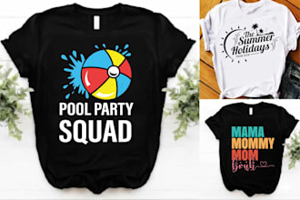 custom typography t shirt and graphic t shirt design