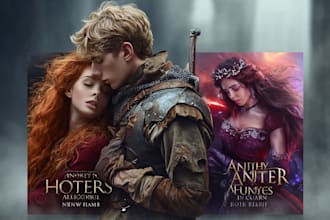 create an epic fantasy book cover