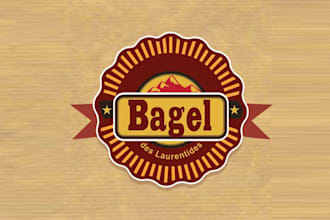 design pictorial deli restaurant logo