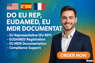 provide eu rep, eudamed eu mdr documentation