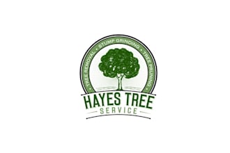 design greatest hayes tree service logo
