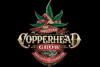 design cannabis creative logo
