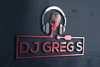 create music, dj, studio, podcast and band logo design