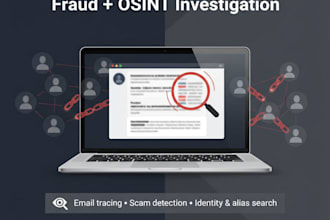 conduct an email fraud and osint investigation report
