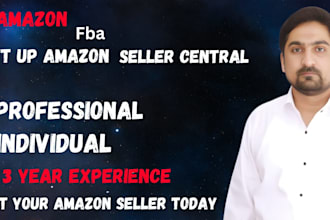 set up amazon seller central and product listing