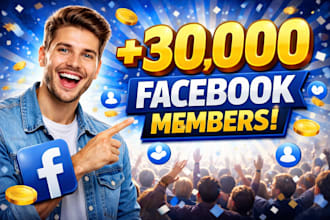 increase your group reach with 10,000 real members