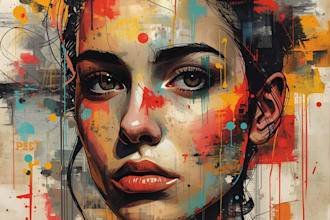 do illustration expresionism art, graffity, abstract