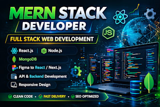 build mern stack web application using react, node, mongodb