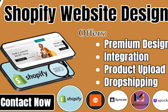 redesign build dropshipping shopify ecommerce website store design aliexpress