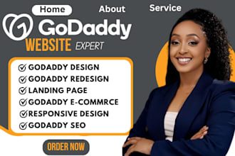 godaddy website design godaddy website redesign develop godaddy website design
