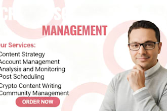 do crypto social media manager, web3 manager, crypto content creator, and nft