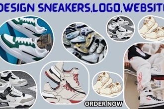 design sneakers shopify store footwear sneakers store shoe website logo website