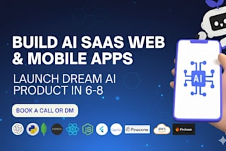 build ai website, ai mobile app, ai saas website, ai chat app, ai expert
