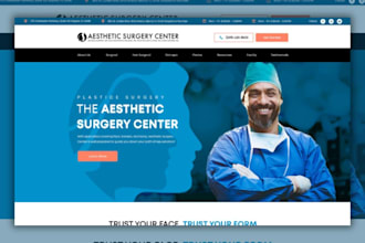 design or redesign medical, dental, clinic, healthcare website on squarespace