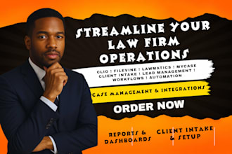 be law firm intake and automation specialist with clio filevine lawmatics mycase