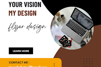 design professional flyer for you