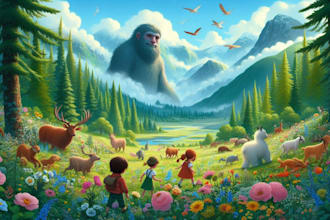 do illustrate cute and supper children book illustration