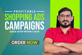 setup and manage google shopping ads campaigns for your online store