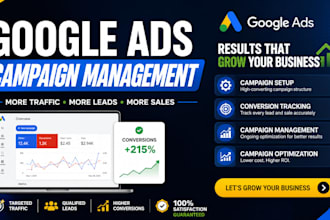 setup google ads adword campaign ppc manager  shopify promotion search ad expert
