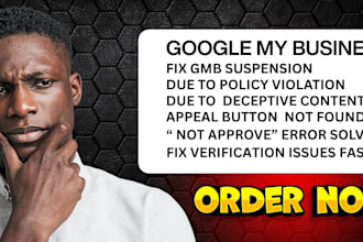 fix deceptive content suspension google business page fast reinstate gmb appeal