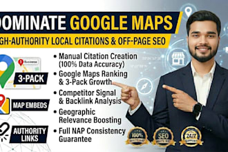 do off page SEO and local citation building for google maps ranking
