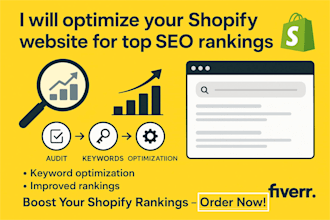 optimize shopify SEO for better search rankings