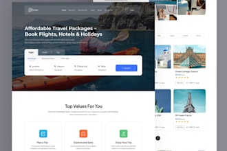 do tour and travel agency website, booking website, tour website,tourism website
